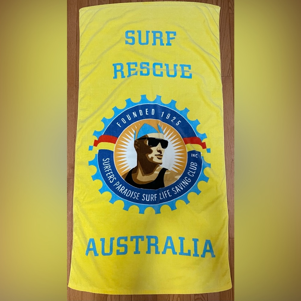Surf Rescue Beach Towel Australia